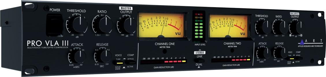 ART Pro VLA III - Two Channel Vactrol-based Compressor - Andertons